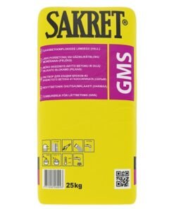 Klijai silikatiniams ir akyto betono blokeliams Sakret GMS 25kg